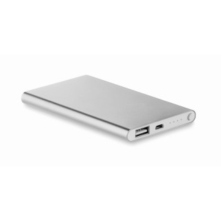 Power bank plano publicitario en aluminio 4000 mAh